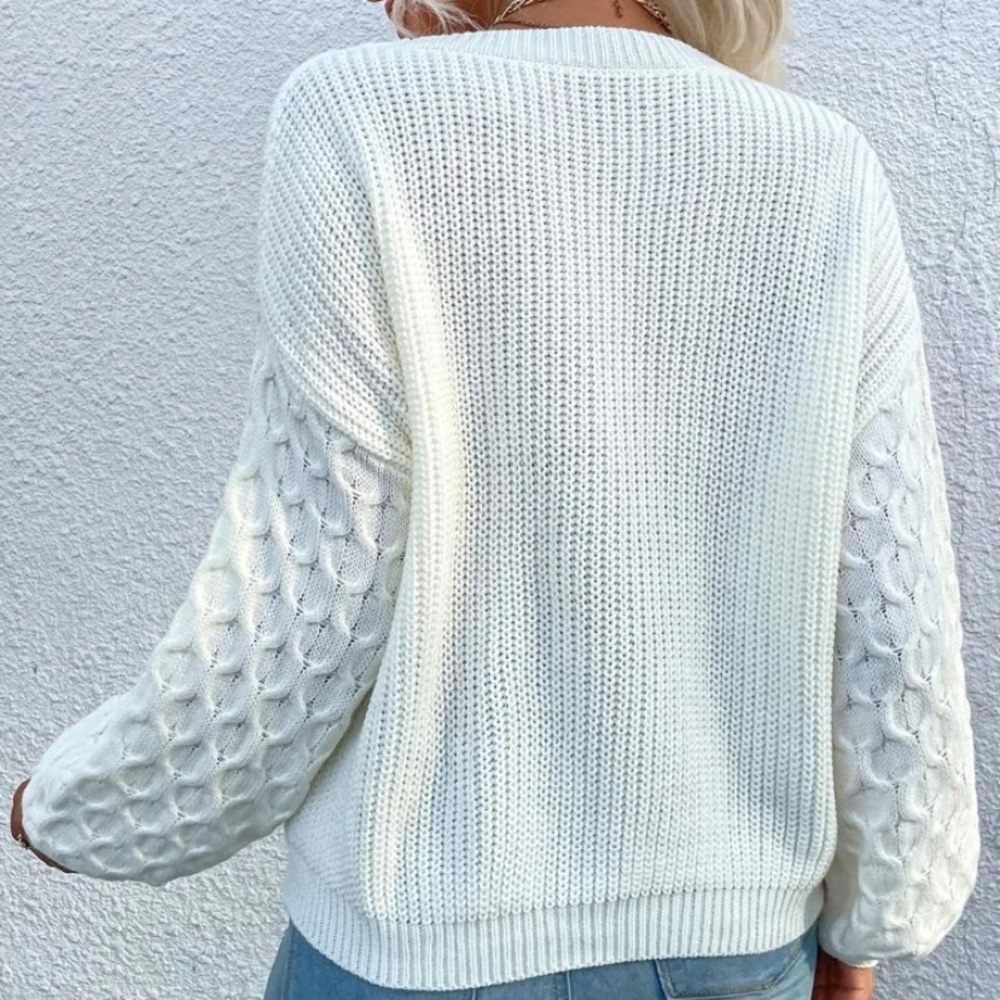 Heart print sweater womens - Picture 2 of 2